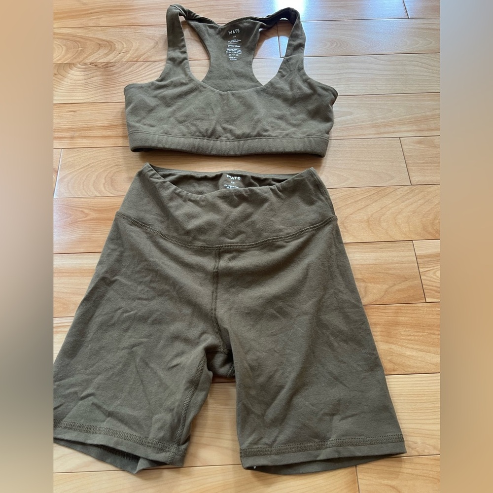 Mate the label Olive set XS